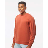 PRM3500 Independent Trading Co. Midweight Pigment-Dyed Crewneck Sweatshirt Pigment Amber