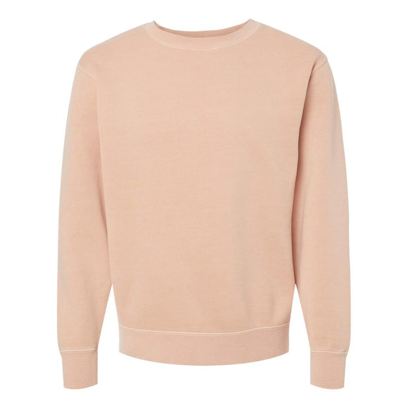 PRM3500 Independent Trading Co. Midweight Pigment-Dyed Crewneck Sweatshirt Pigment Dusty Pink