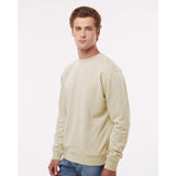 PRM3500 Independent Trading Co. Midweight Pigment-Dyed Crewneck Sweatshirt Pigment Ivory